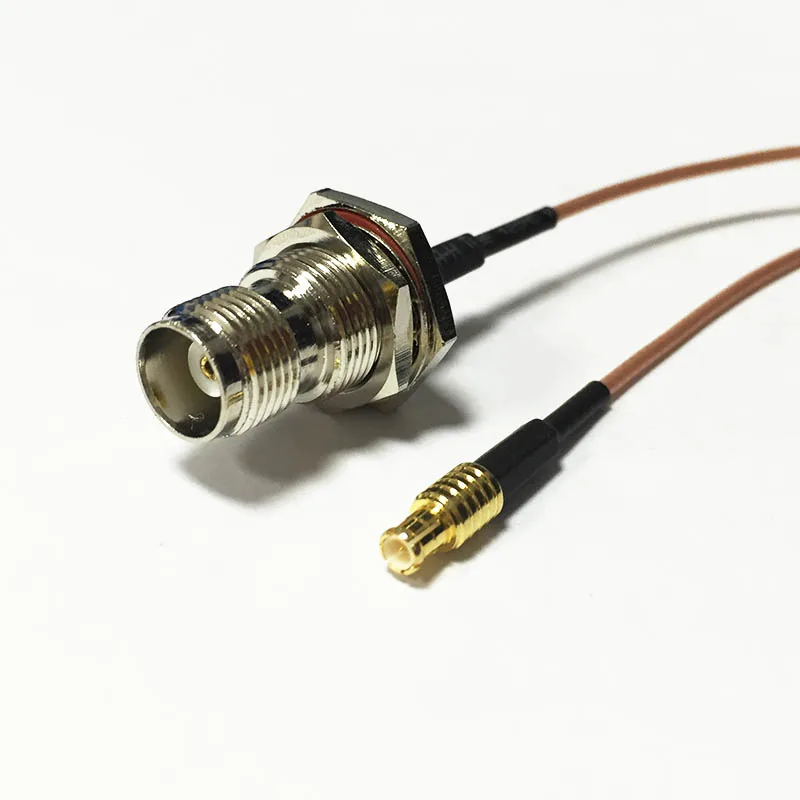 Extensión de módem inalámbrico TNC hembra a MCX macho adaptador de Cable de puente RF recto RG178 6 pulgadas venta al por mayor nuevo - imagen 3