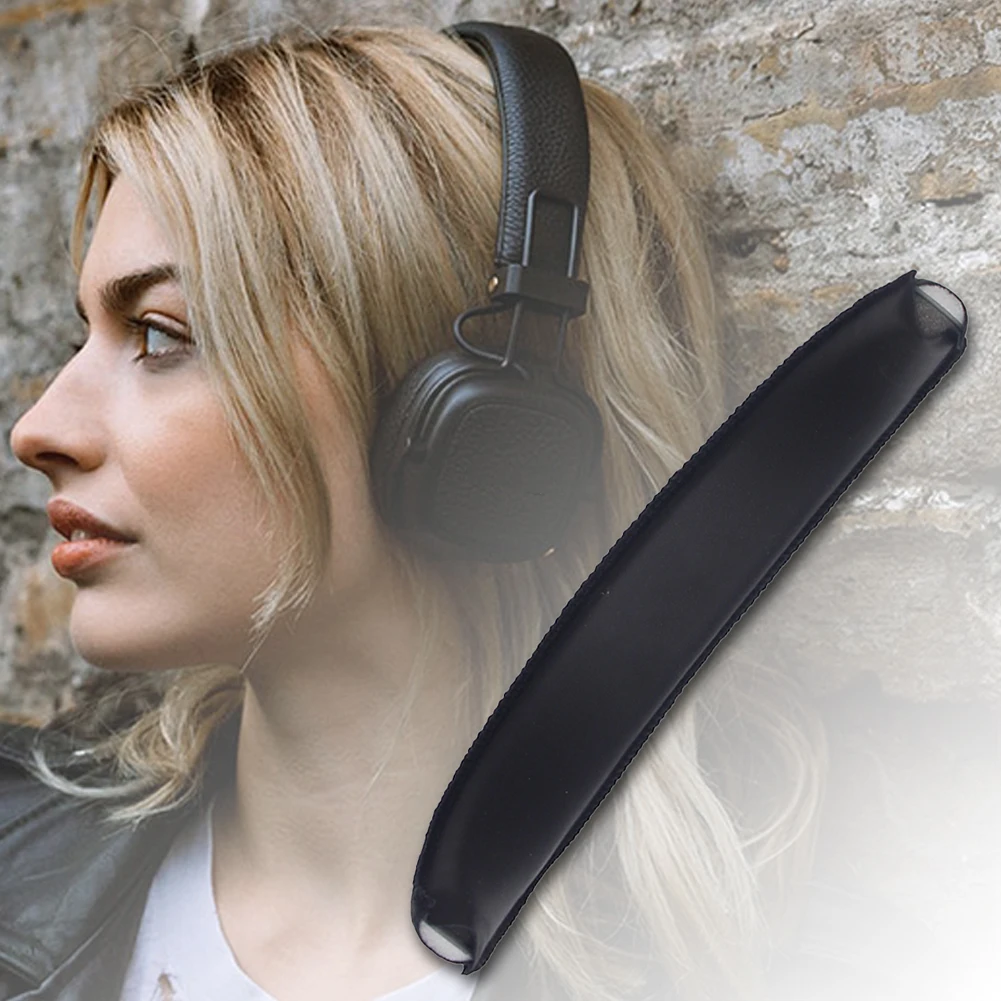 Funda de repuesto para diadema, Protector de diadema de fácil instalación para auriculares inalámbricos y con cable Marshall MAJOR II - imagen 2