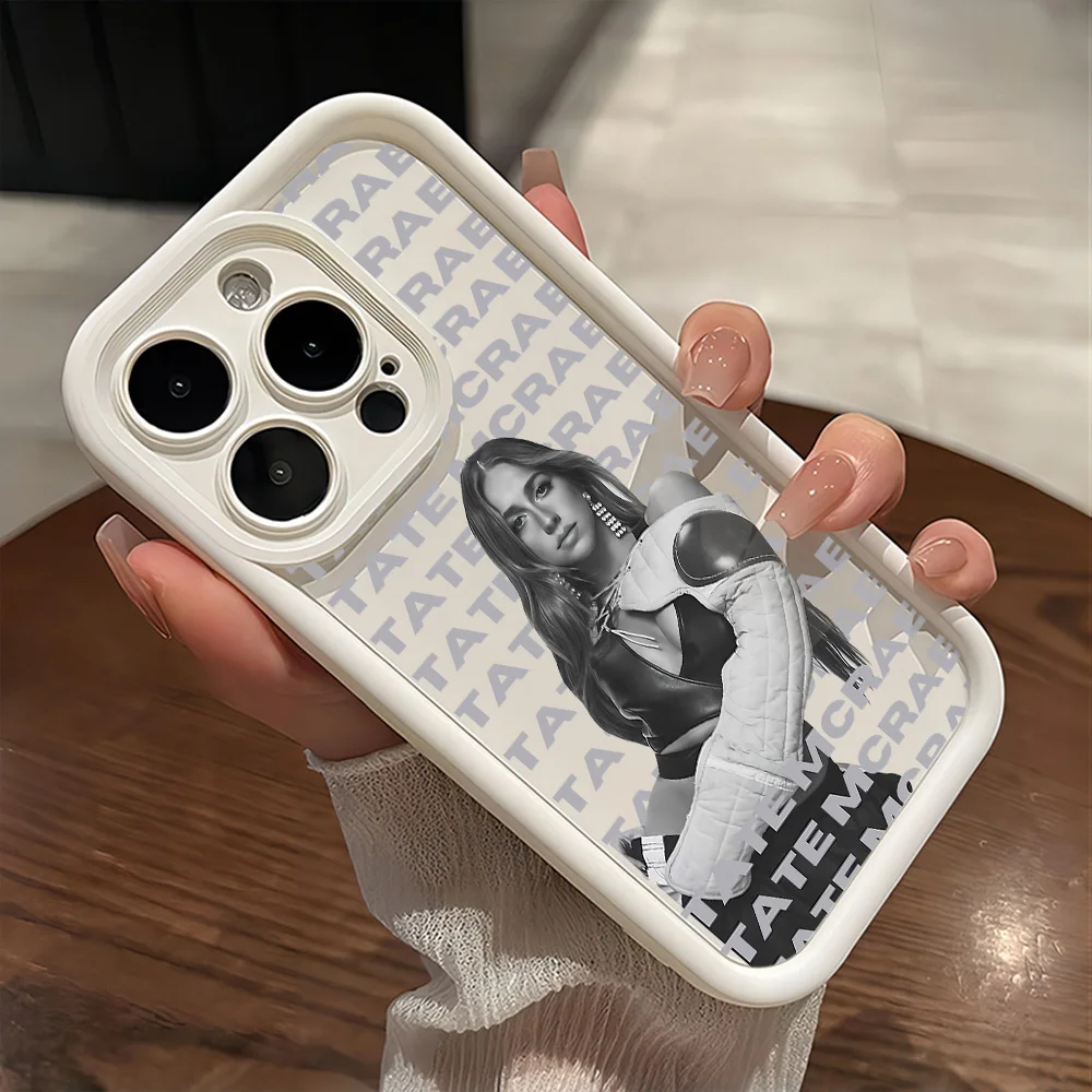 Singer 18 Tate M-McRae funda de teléfono caliente para IPhone 17 16e 16 15 14 13 12 11 Air Pro Max Mini XR XS X 7 8 6 6s Plus cubierta trasera de TPU - imagen 3