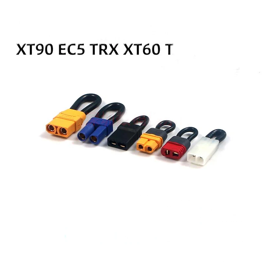 1PCS Short-Circuit Plug For RC Model Car Dual Battery Drive To Single Battery Drive TRX XT60 XT90 EC5 T-Type