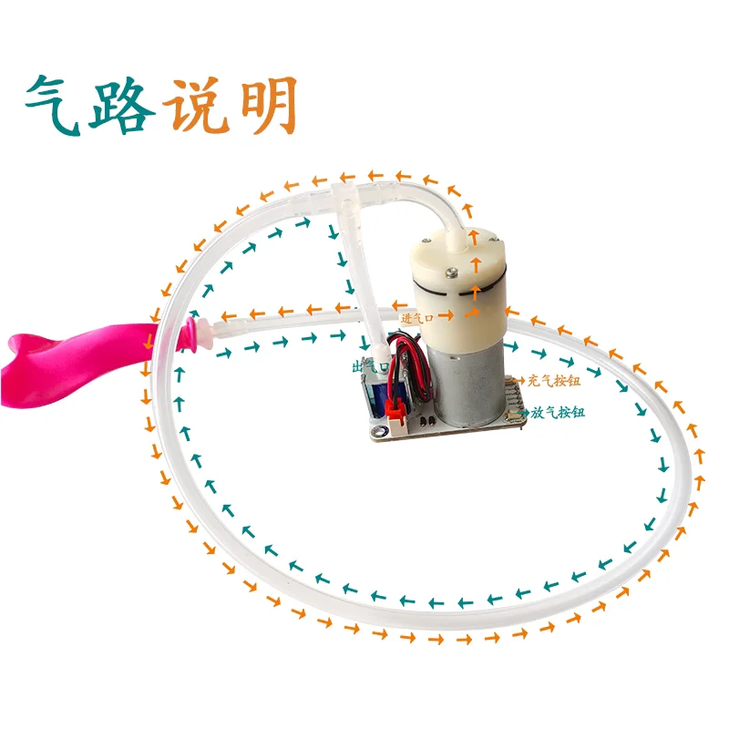 Módulo de bomba de aire integrada, válvula de aire para ar-dui-no Tutorial de visualización de portafolio interactivo neumático - imagen 5