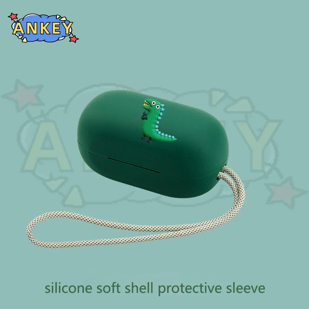 Funda protectora de silicona suave para auriculares JBL Reflect Flow Pro, Mini NC, Aero, Lovely Dog