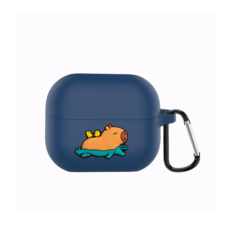 Nuevo DIY Animal Capybara funda para auriculares para Redmi Buds5 Pro silicona Blutooth auriculares caja de carga cubierta protectora - imagen 5