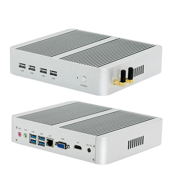 Intel 10Gen mini pc sin ventilador i5-10310U 8. a generación i3-8140U i5-8260u Intel UHD 620 win10 Quad Core 8 hilos DDR4 2400 2666 NAS - imagen 4