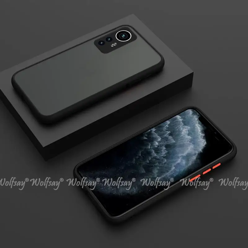 Funda protectora de goma TPU mate de silicona para Xiaomi 12T Pro 12 Pro 12S Ultra 12X 11T 13 Pro