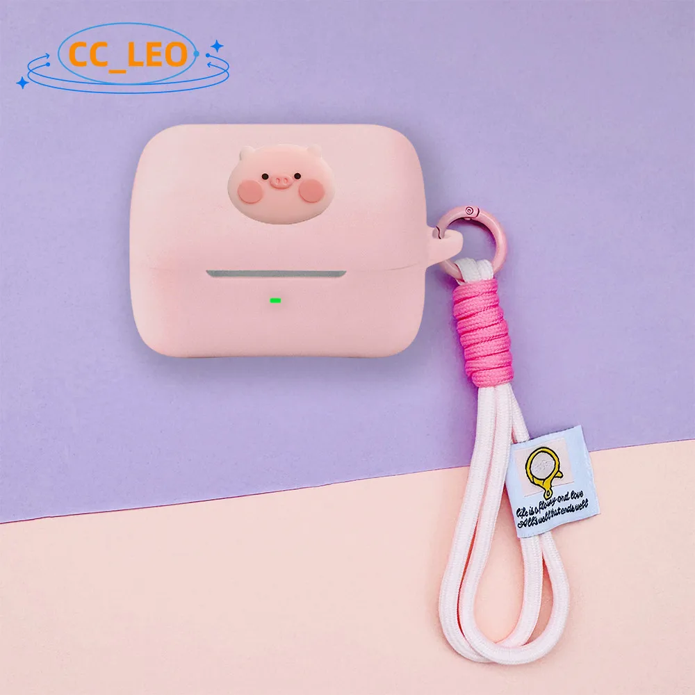 Para Sony WF-G700N funda bonita con cordón colgante funda suave de silicona Sony WF-G700N funda protectora a prueba de golpes - imagen 4