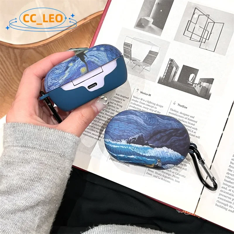 Para auriculares Bose QuietComfort 2024, funda blanda de silicona con dibujos de danza del león, bonita funda protectora para auriculares Bose QC Peach 2024 - imagen 4