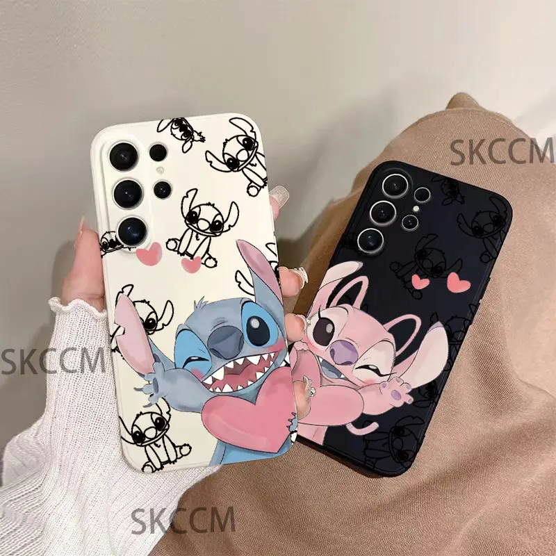 Disney-funda de teléfono para Samsung Galaxy S24 Ultra S23FE S22 S20 Plus A54 A55 A71 A72 A73