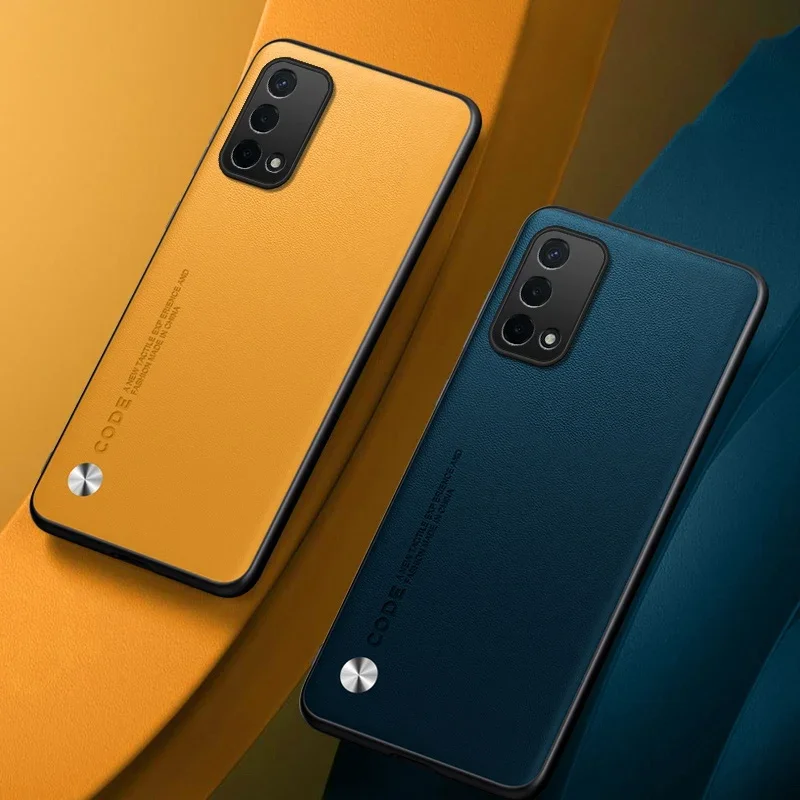 Funda de cuero PU de lujo para OPPO A74 4G A54 A94 5G, funda mate de silicona a prueba de golpes, funda protectora de teléfono para OPPO A93 A95 Coque - imagen 2