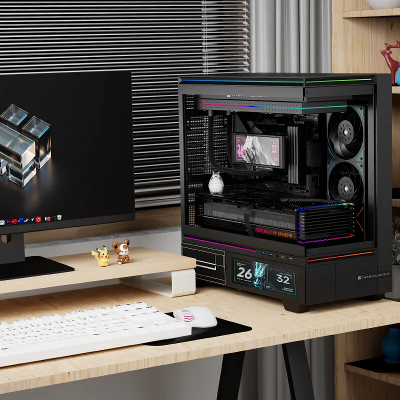 Thermalright TL-UB36 ventilador de radiador de 360mm ARGB refrigeración por ordenador 12CM ventiladores de caja de presión de aire de grado de rendimiento de una sola pieza 2150RPM - imagen 3