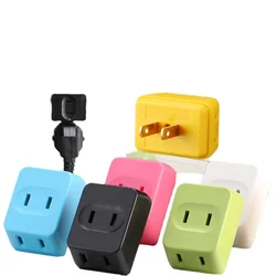 Adaptador Viaje Internacional 3 Schuko - Compatible EE.UU. Japón Canadá India