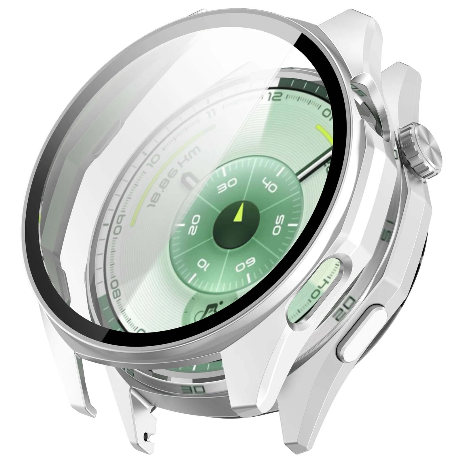 Funda de reloj de vidrio templado para Huawei watch GT 6 46MM GT6 Protector de pantalla integral accesorios de cubierta de parachoques de PC dura - imagen 3