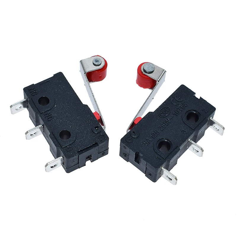 Brazo de palanca de microrodillo, interruptor de límite normalmente abierto, 10 unids/lote, nuevo, KW12-3 - imagen 4