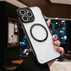 Funda de teléfono sin marco translúcida magnética ultradelgada para iPhone 13 14 15 16 Pro Max protección de cámara cubierta de carga inalámbrica