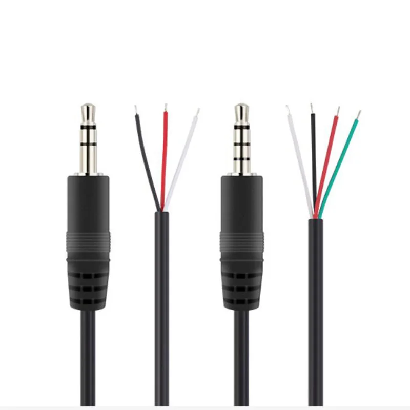 Línea de salida de Audio de 3 o 4 núcleos, Cable de extensión de Audio de 30CM, Aux, línea de un solo cabezal estéreo de 3,5mm, Cable macho y hembra, 1 ud./5 uds. - imagen 3