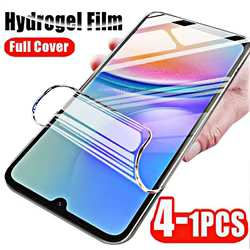 Protector de pantalla de hidrogel para Samsung Galaxy A05s A05, cubierta completa, película suave, antihuellas, 4G, 5G, para A14, A24, A34, A24, A71, 4-1 Uds.