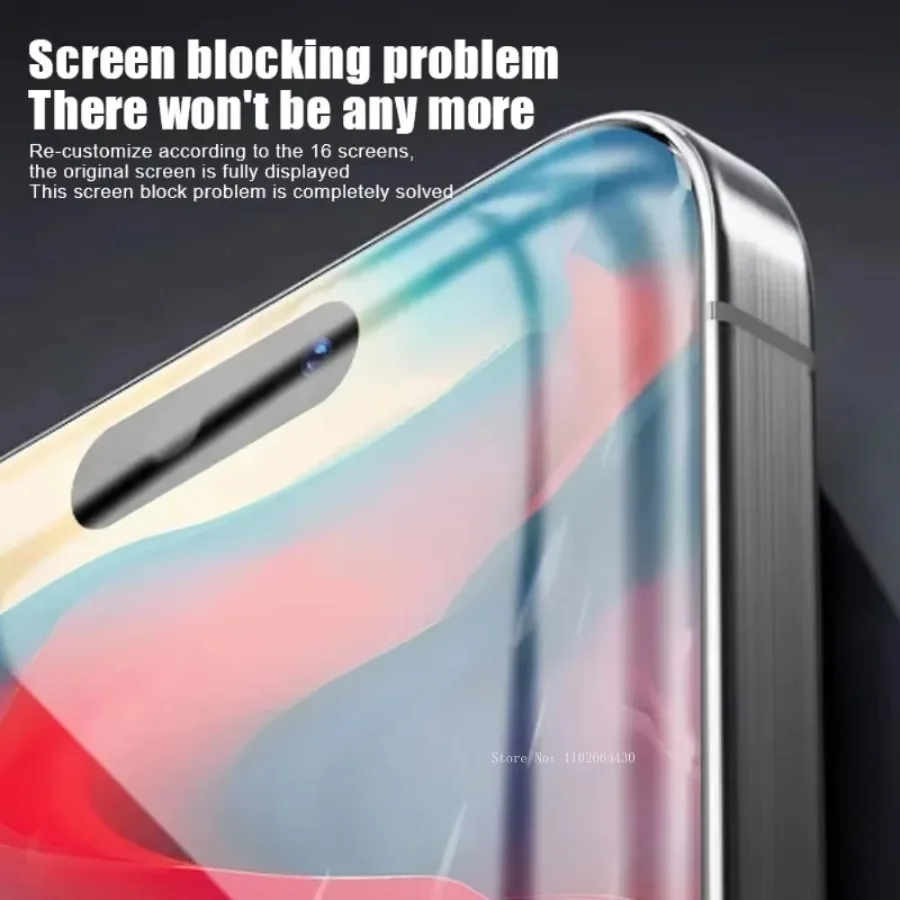 3 uds película de hidrogel de privacidad para IPhone 16 sin vidrio cubierta completa suave Protector de pantalla de teléfono 15 Plus 14 13 12 Mini 11 Pro Max