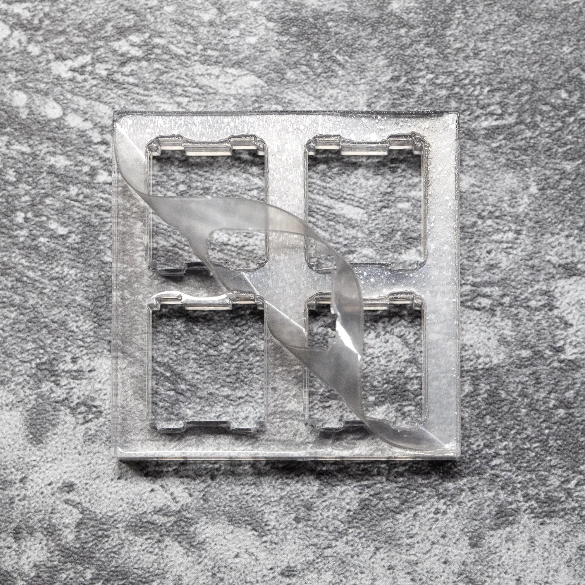 Probador de interruptor GKs 2x2 3x2 4x4 7x7 9x9 carcasa transparente para cereza rojo negro marrón silencioso velocidad roja plata TTC Kailh Outemu HMX - imagen 4