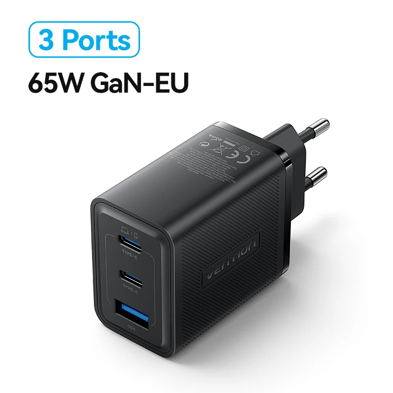 3 Ports GaN 65W EU