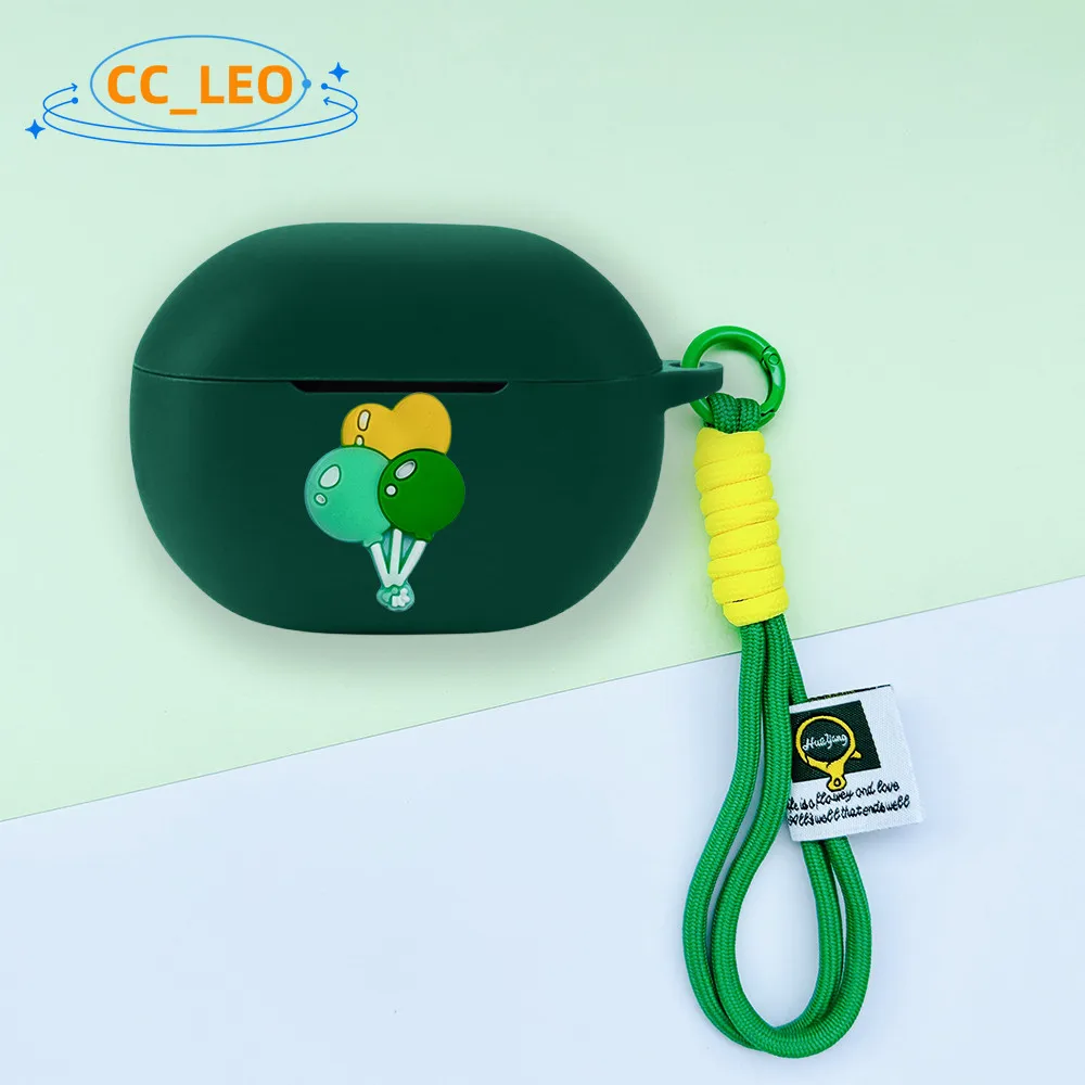 Para SoundPeats Capsule3 Pro funda lindo Panda cordón colgante encanto SoundPeats Capsule3 Pro + funda protectora de carcasa a prueba de golpes - imagen 5