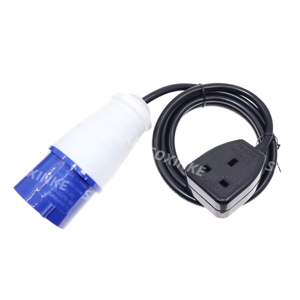 Cable de alimentación industrial IEC 60309 Schuko 16A IP44 - imagen 4