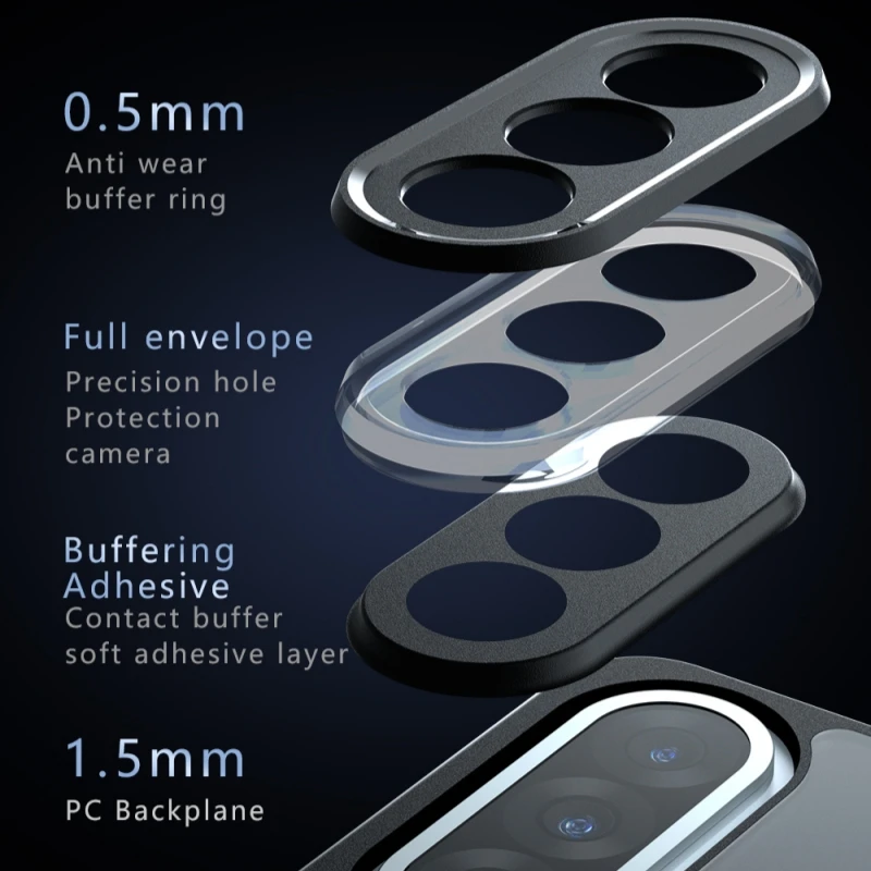 Para Oneplus Nord 5 funda Oneplus Nord 5 Capas teléfono parachoques lente protectora mate esmerilado transparente Fundas Oneplus Nord 5 - imagen 4