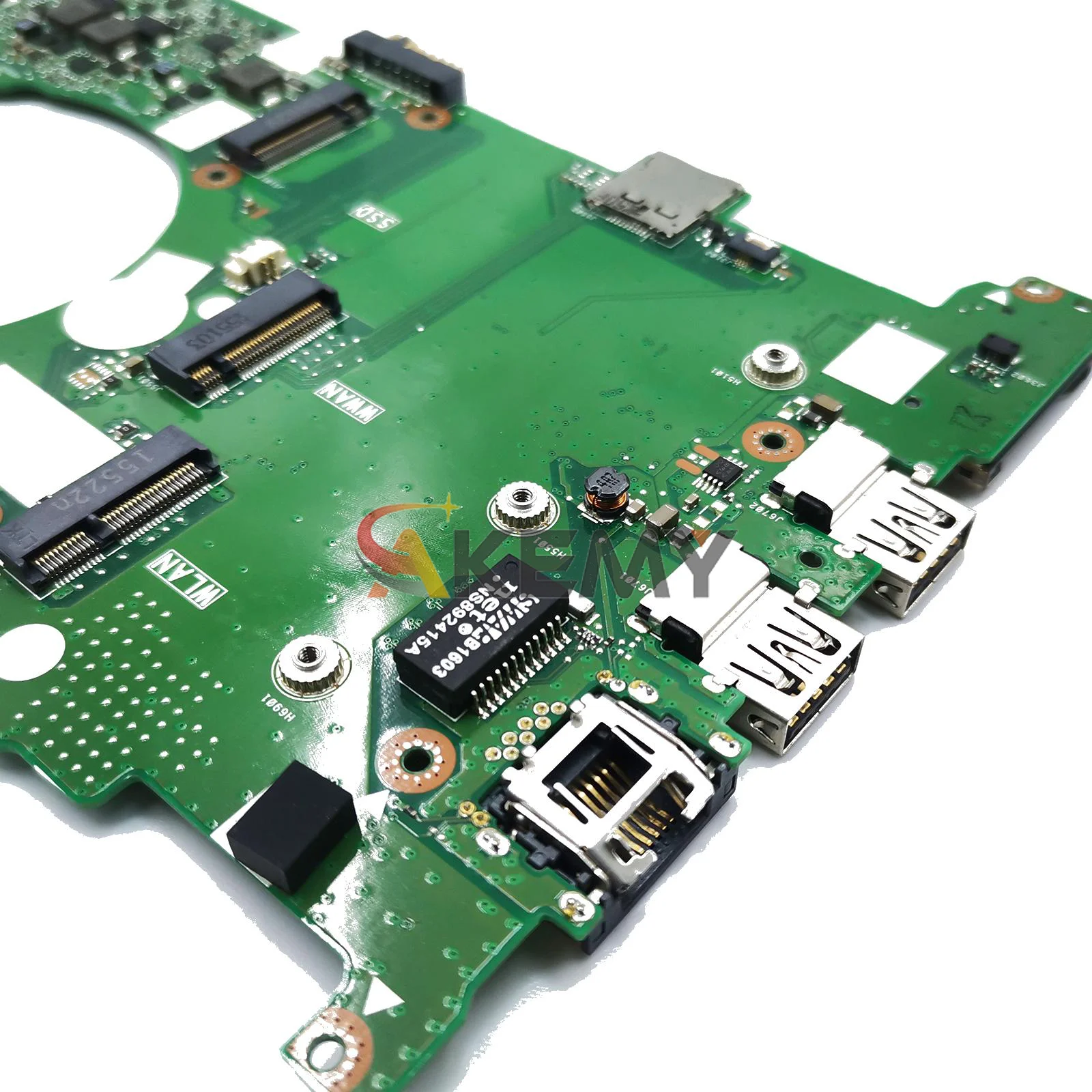 Placa base para ordenador portátil BU403UA para ASUS ExpertBook B8438UA BU403U BU403UA B8430UA placa base para portátil con CPU I3 I5 I7 100% pruebas OK - imagen 4