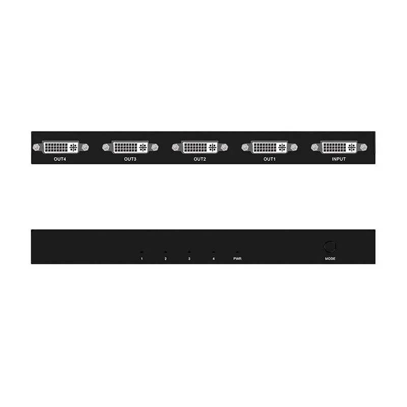 Divisor DVI 1X4 Distribuidor DVI-D hembra a hembra para PC Monitor portátil Proyector Computadora Distribuidor DVI-D 1 en 4 salidas - imagen 4