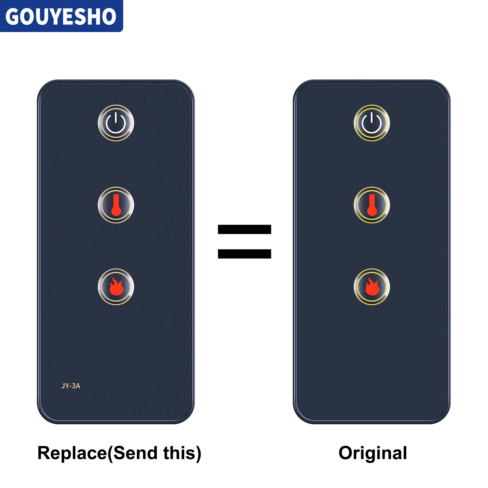 Reemplace el control remoto para el chimenea Pleasant Hearth Pleasant modelo JY-3A