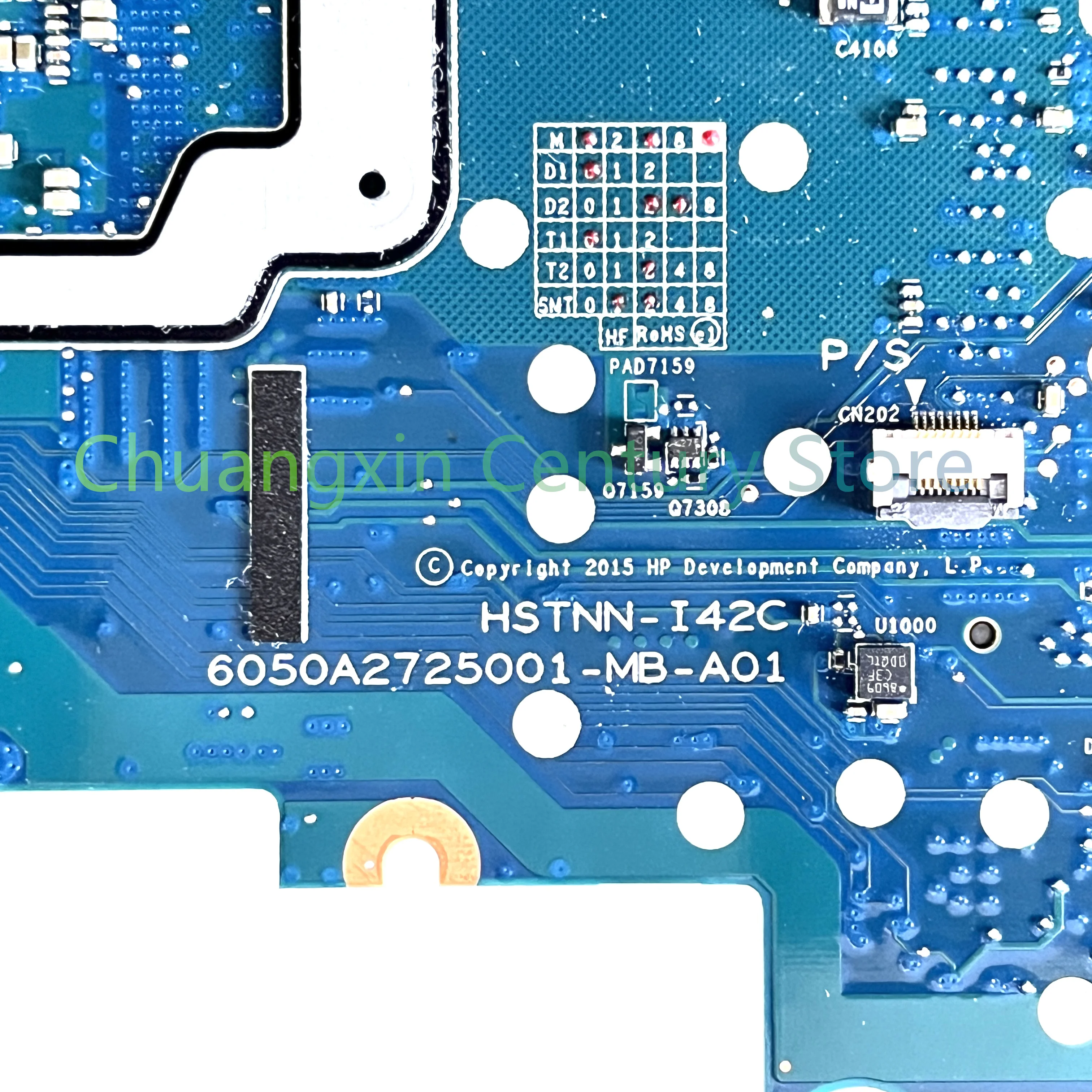 6050A 2725001 -MB-A01 6050A 2892301 -Placa base MB-A01 para portátil HP EliteBook 820 G3 con CPU I5 I7-6th Gen 100% probado completamente en funcionamiento - imagen 3