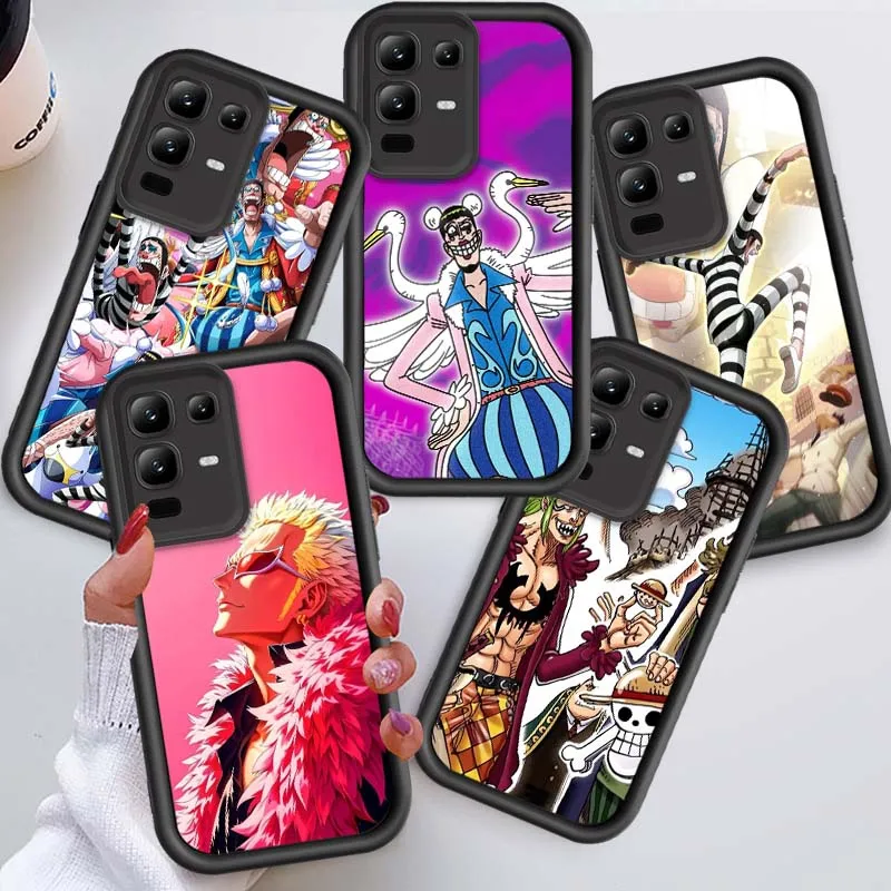 Funda de Anime Bon Chan para Infinix Note 12 G96 2023 30 40 50 40S 50X VIP Pro Plus 5G funda de teléfono con escalera ocular