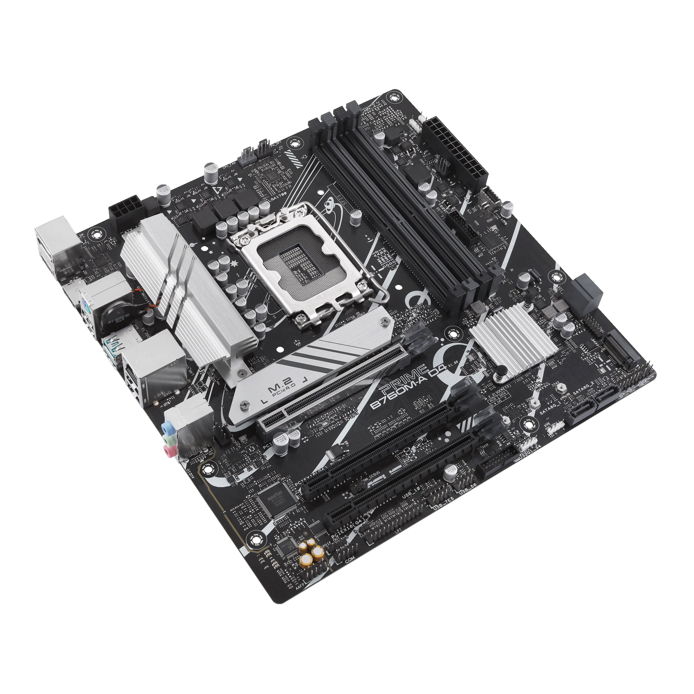 Placa base ASUS PRIME B760M-A D4 Intel B760 LGA1700 DDR4 128GB M.2 mATX compatible con CPU I9-14900 i9-13900 i5-12600 i9-12900 - imagen 5