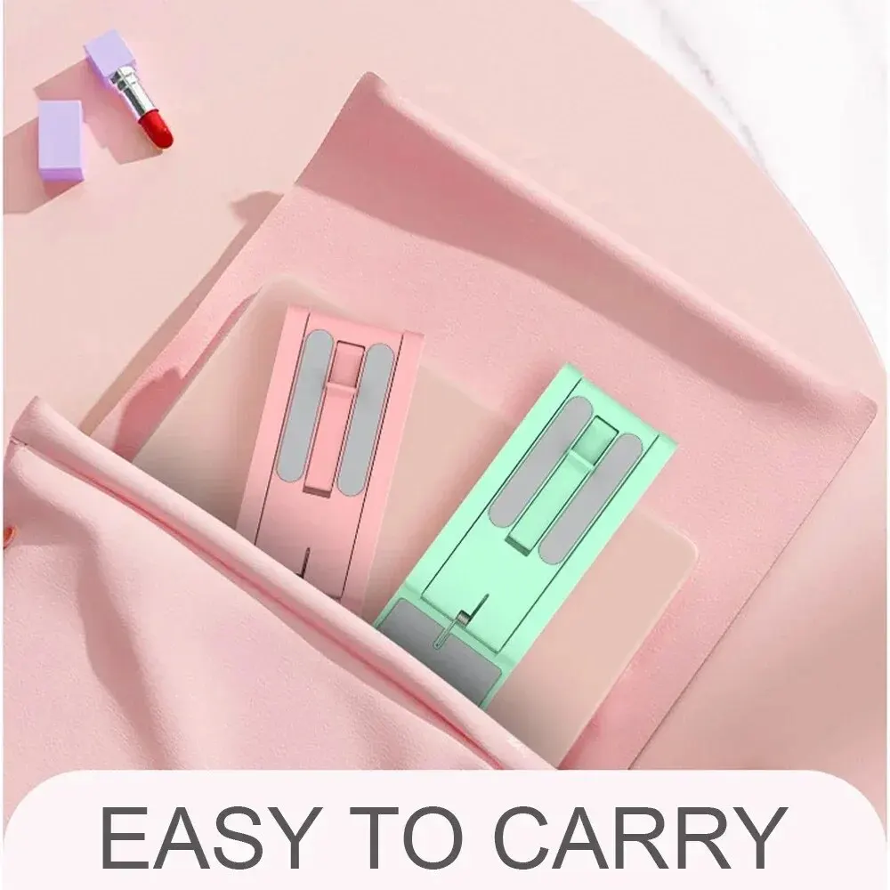 Soporte plegable para teléfono móvil, Mini soporte portátil de escritorio para Xiaomi, iPhone, Samsung - imagen 3