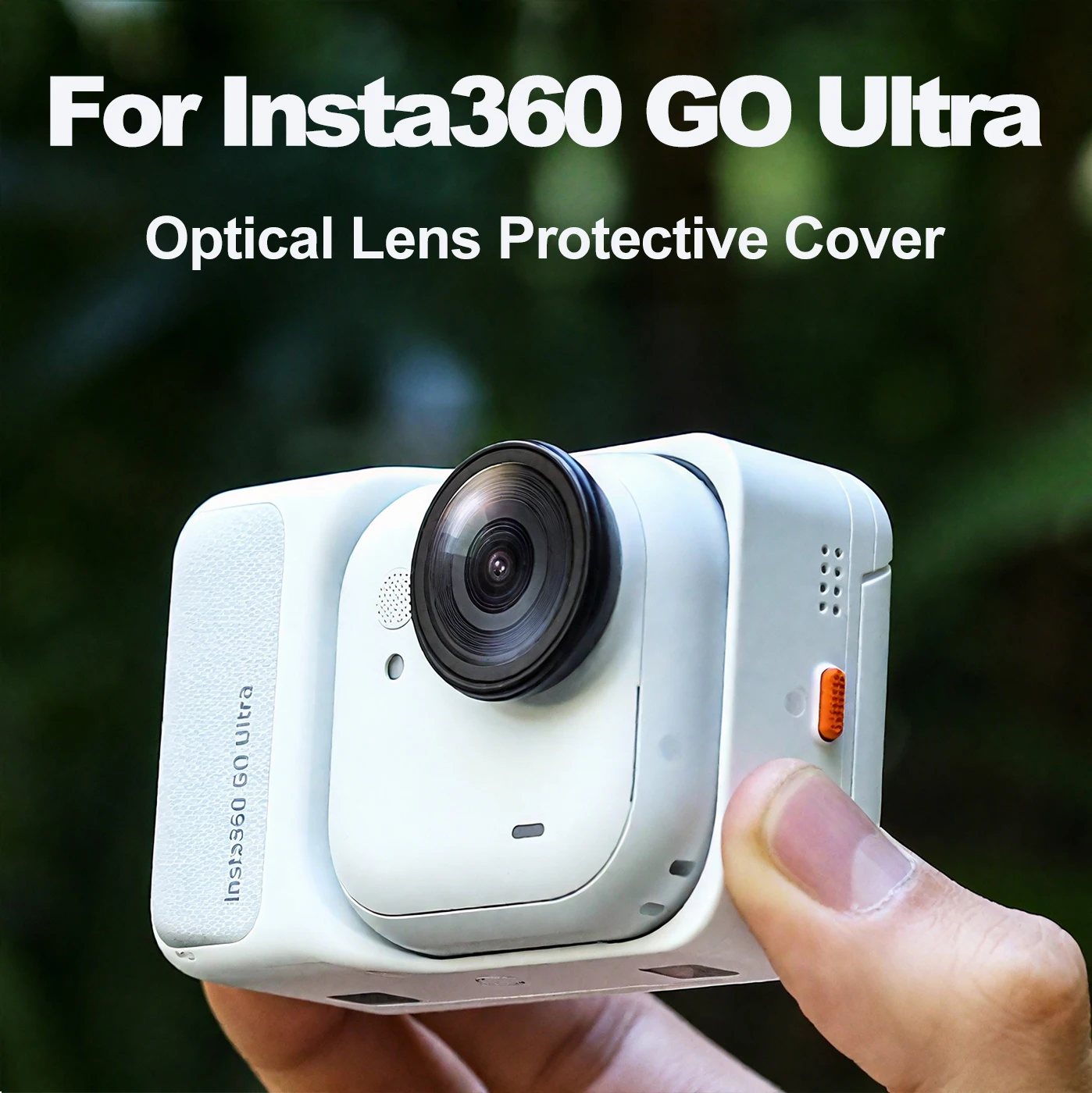 Cubierta protectora de lente de cristal para cámaras Insta360 Go Ultra, filtro de lente, tapa protectora HD para accesorios Insta 360