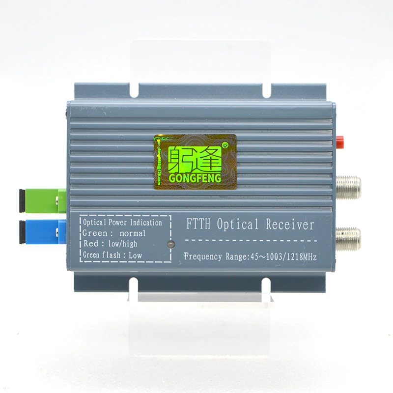 Receptor óptico de nodo FTTH WDM 82dBuV, salida de alto nivel 1550/1490/1310nm CATV PON, equipo de transmisión de red, 8 Uds., venta al por mayor - imagen 4