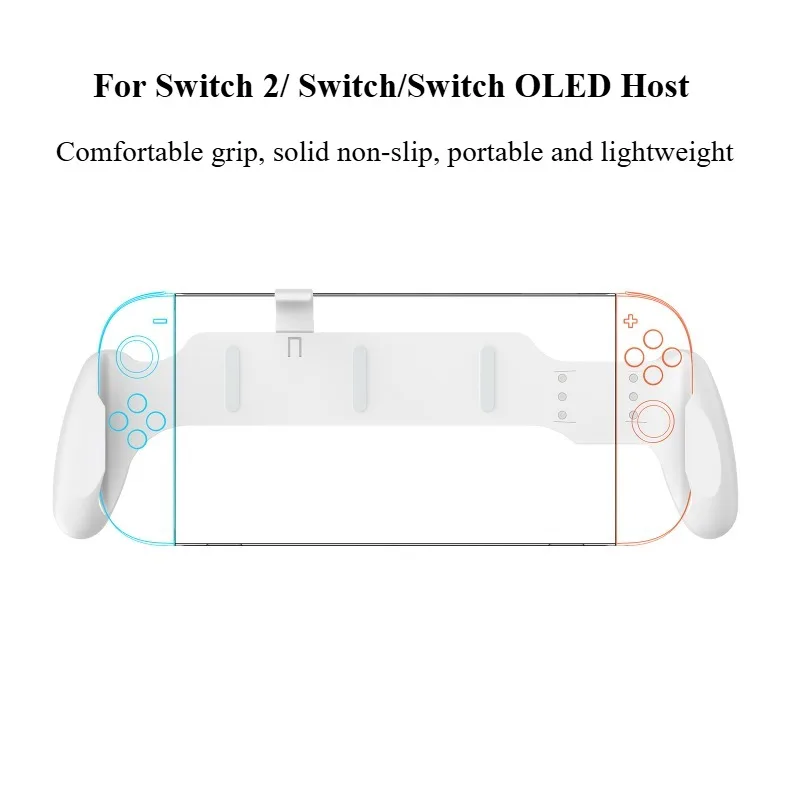 Soporte portátil para consola Nintendo Switch 2, mango antideslizante Simple, cubierta protectora de agarre integrada para interruptor/interruptor OLED - imagen 3