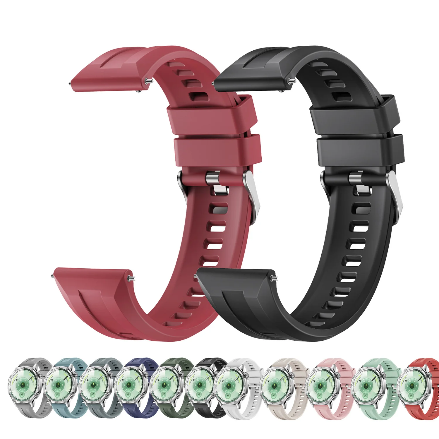 Correa deportiva de 22mm para OnePlus Watch 3 2 2R 46mm/OPPO Watch X 4 Pro pulsera de silicona para Realme Watch 3 2 S2