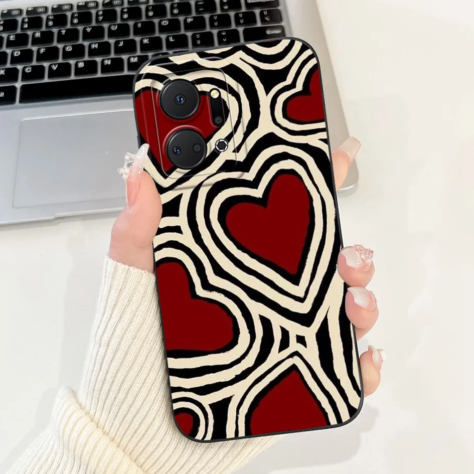 Para Honor X7a Funda RKY-LX1 RKY-LX2 RKY-LX3 Funda a prueba de golpes Funda de teléfono de TPU suave pintada a la moda para Honor Play 7T HonorX7a Funda - imagen 5