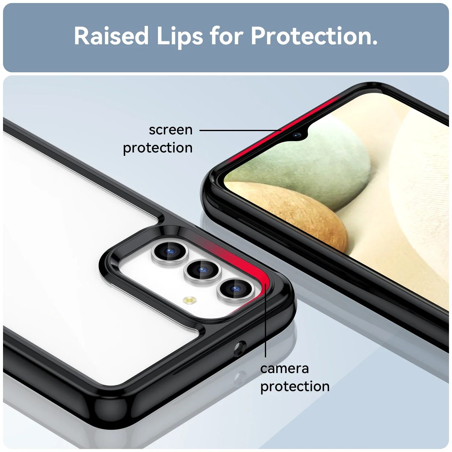 Para Samsung Galaxy A04s Funda transparente para Samsung Galaxy A04s Funda dura translúcida parachoques de teléfono para Samsung A04s - imagen 5