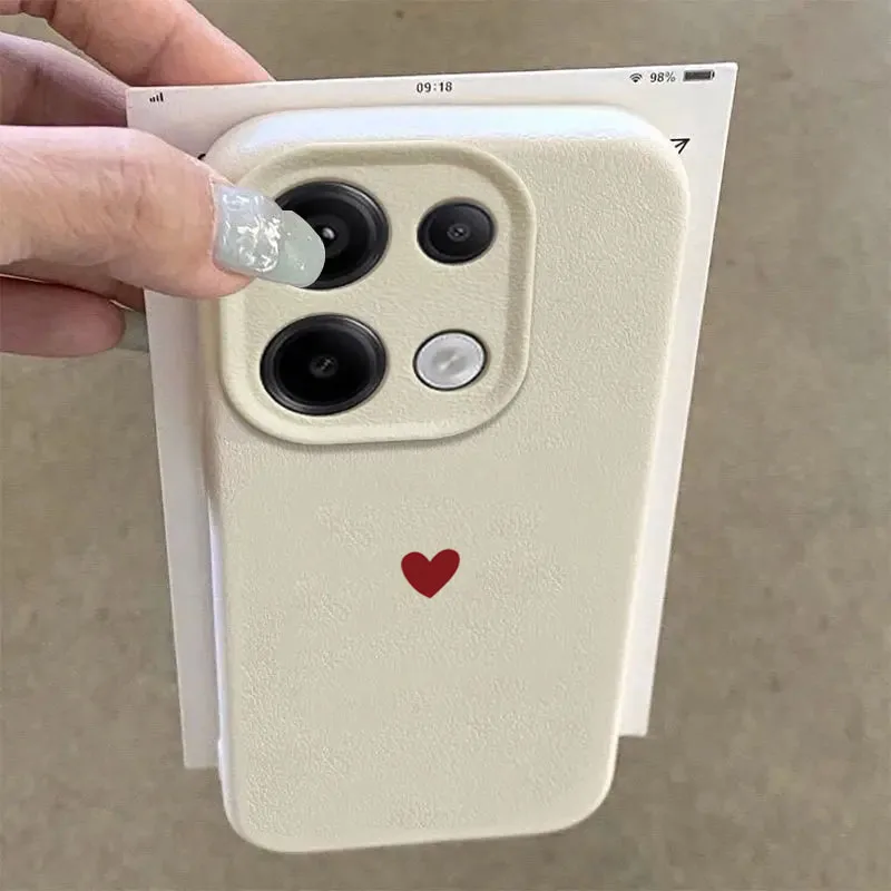 Funda de teléfono con diseño de corazón de amor rojo para Xiaomi Poco F7, funda trasera de silicona TPU suave a prueba de golpes para Poco X7 Pro 5G X6 X5 F5 F6 - imagen 5