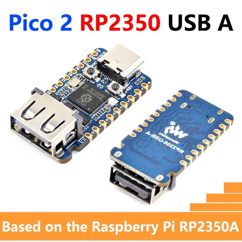 Placa de desarrollo Raspberry Pi Pico 2 RP2350A RP2350 USB A - imagen 2