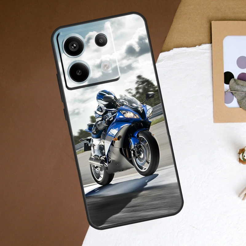 Funda de teléfono para motocicletas Redmi Note 12 13 Pro Plus 9 10 11 Pro 9S 10S 11S 12S Redmi 10C 12C 13C - imagen 2