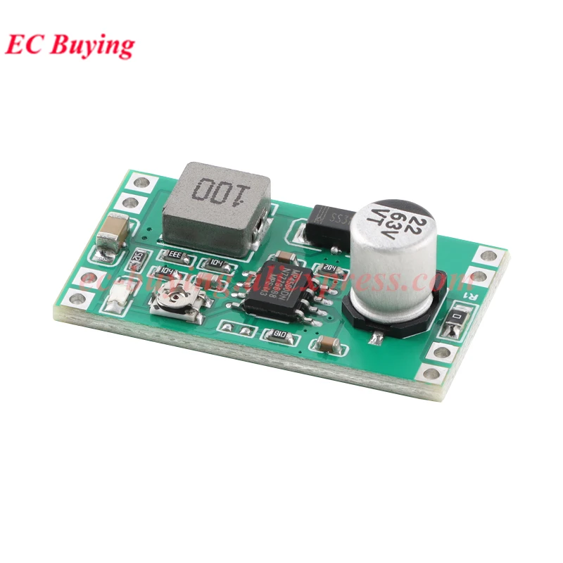 20 piezas/1 unidad 2A DC-DC MP4560 módulo de fuente de alimentación de voltaje estabilizado reductor salida 8 ~ 55V a 12V 9V 5V 3V placa Buck ajustable - imagen 2