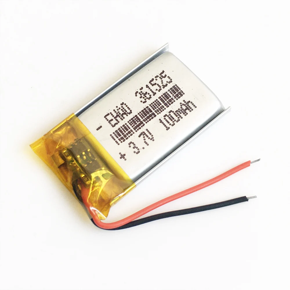 wholesale 10 piezas 3.7 V 100 mAh LiPo batería recargable para GPS Bluetooth pluma auriculares grabadora luz LED 361525 - imagen 4