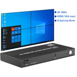 Switch HDMI 4K 4 Puertos – Matriz Conmutador Multiventana