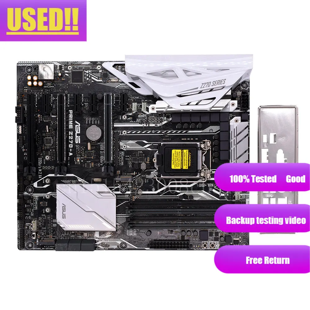 ASUS-placa base PRIME Z270-A, LGA 1151, DDR4, USB 3,1, 64GB, Z270 - imagen 2