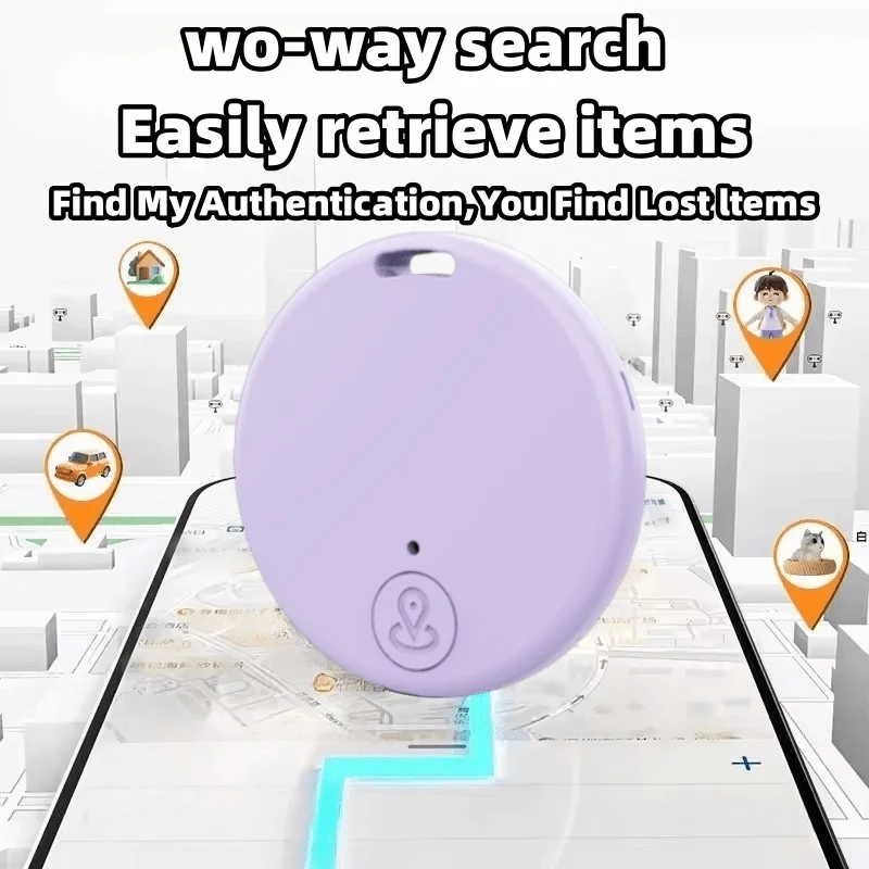 Rastreador de ubicación de dispositivo inteligente, rastreador mini GPS, utilizado para localizar carteras móviles, llaveros, perros de compañía, gatos y alarma antipérdida - imagen 2