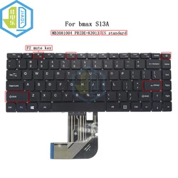 BMAX MaxBook S13A Teclado QWERTY Americano Antirrayas Sustitución