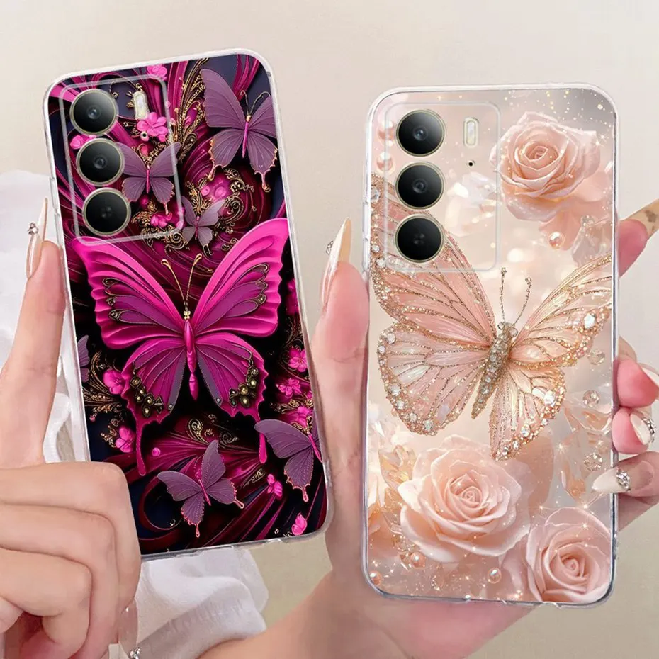 Funda de teléfono con estampado bonito 2025 para Realme C75 C75x, fundas de silicona suave TPU para Realme C 75 75X C75 4G, fundas traseras para parachoques - imagen 5