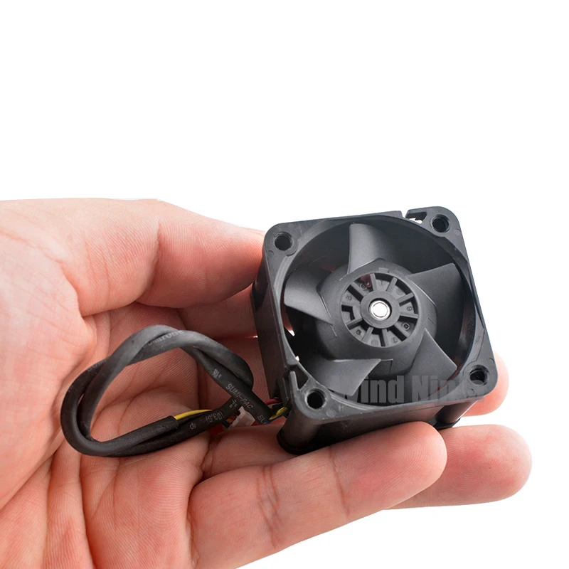 Ventilador de refrigeración de flujo Axial de alta velocidad W40S12BS1D5-07 4cm 40mm 40x40x28mm DC12V 1.05A ventilador de 4 pines para fuente de alimentación 1U 2U - imagen 5